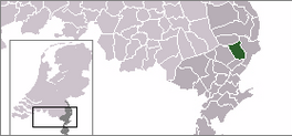 Lokasie van de veurmaolige gemeente Maasbree