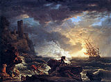 „Корабокрушение“ (1772), Клод Жозеф Верне