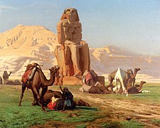 Les Colosses de Memnon.