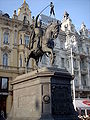 Споменик на Јосип Јелачиќ на главниот градски плоштад