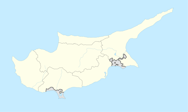 Β΄ κατηγορία ποδοσφαίρου ανδρών Κύπρου 1970-71 is located in Κύπρος