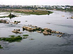 River Kaveri at Erode.