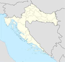 Горње Табориште на карти Хрватске