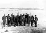 Polititropper på frigjorte Finnmarksvidda våren 1945.fra Marit Lysnes albumb