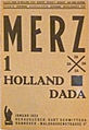 První číslo časopisu Merz, leden 1923