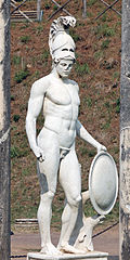 Patung Ares di Villa Hadrian