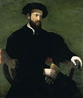 Худ. Франческо Сальвіаті, «портрет невідомого пана», приватна збірка.