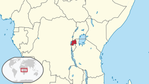Rwanda asendikaart
