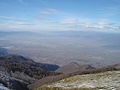 Поглед на Струмичкото Поле од падините на Беласица