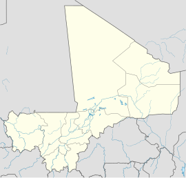 Poloha mesta v Mali