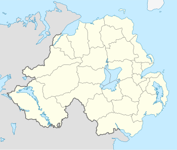 英國城市列表在北愛爾蘭的位置