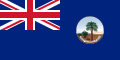 Seychelská vlajka (1903–1961) Poměr stran: 1:2