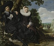 Frans Hals. İsaak Massa və Beatris van der Laenin evlilik portreti, 1622.