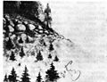 Холм біля садиби Левицьких. Малюнок зроблений Владиславом Голубком 14 листопада 1916 року