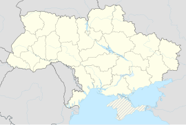 Змијев на карти Украјине