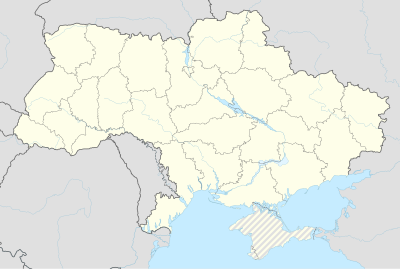 Carte de l'Ukraine représentant les villes candidates.