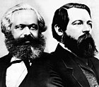 Karl Marx (1818-1883) och Friedrich Engels (1820-1895)