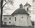 A templom kívülről, az 1960-as években