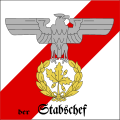 De tyske nazistene brukte ofte eikeløv som et germansk kraftsymbol i sine dekorasjoner og merker.