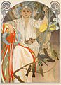 Альфонс Муха. Афіша «Весняний фестиваль пісні і музики», Прага, 1914 р. Кольорова літографія