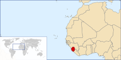 Mapa ya Sierra Leone