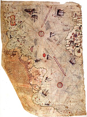 Piri Reis'in ilk Dünya haritası