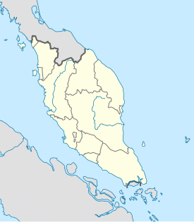 Малакка. Карта розташування: Західна Малайзія