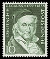 German stamp, 100 jears of death