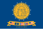 Flag of Georgia (2001–2003)