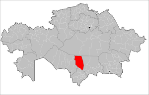 موقعیت شهرستان سوزاق در نقشه