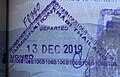Thailand Old style exit stamp