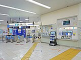 在来線・新幹線乗換改札口（2022年10月）