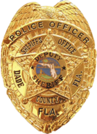 Badge of an MDPD supervising officer
