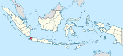 Location of Banten in Indonesia
