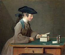 Jean-Baptiste-Siméon Chardin, The House of Cards, 1736-37.jpg