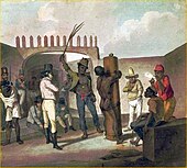 Наказание раба, Рио-де-Жанейро, 1822 г.