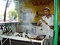 Shishkebab på torget (Toshkent)