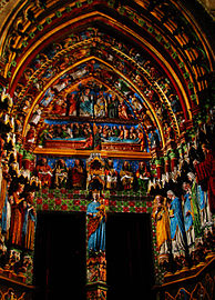 Амиенска катедрала: Портал на Дева Мария