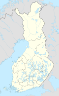 ヴァンターの位置（フィンランド内）
