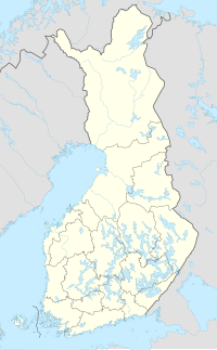 Finlandiya üzerinde Pudasjärvi