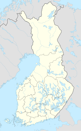 Kuusamo na mapi Finske