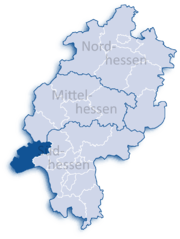 Райнгау-Таунус на карте