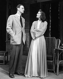Joseph Cotten et Katharine Hepburn