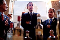 米国のバラク・オバマ大統領と（2009年8月9日）