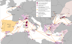 Генуї: історичні кордони на карті