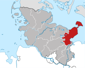 Localisation de Arrondissement du Holstein-de-l'Est