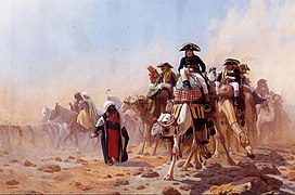 Napoléon pendant sa campagne en Égypte.