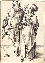 link=https://en.wikipedia.org/wiki/File:Albrecht Dürer, The Cook and His Wife, c. 1496-1497, NGA 30838.jpg