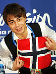 Alexander Rybak, vinnaren 2009 för Norge.