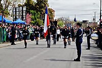 "Fiestas Patrias" desfilea